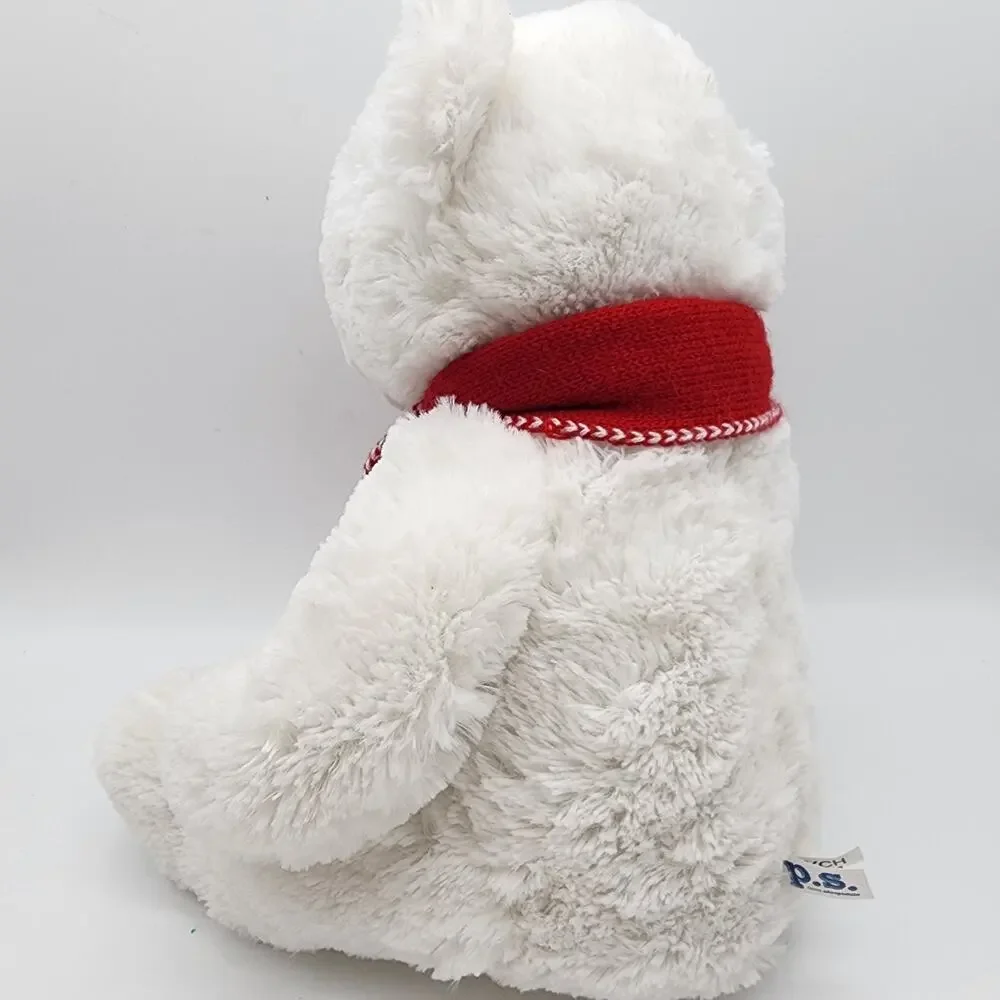 Aero Aeropostale PS4U White Teddy Bear Plush 14